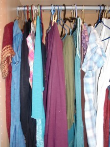 My wardrobe after 1 month