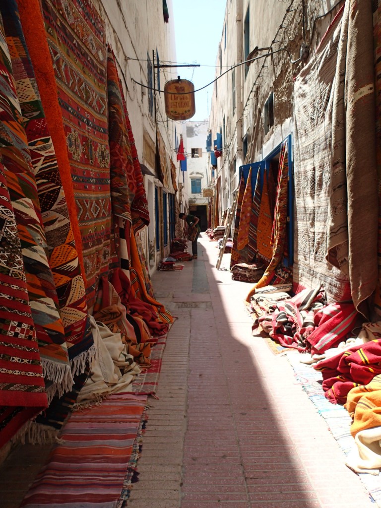 Carpet Stalls in Essaouira Medina