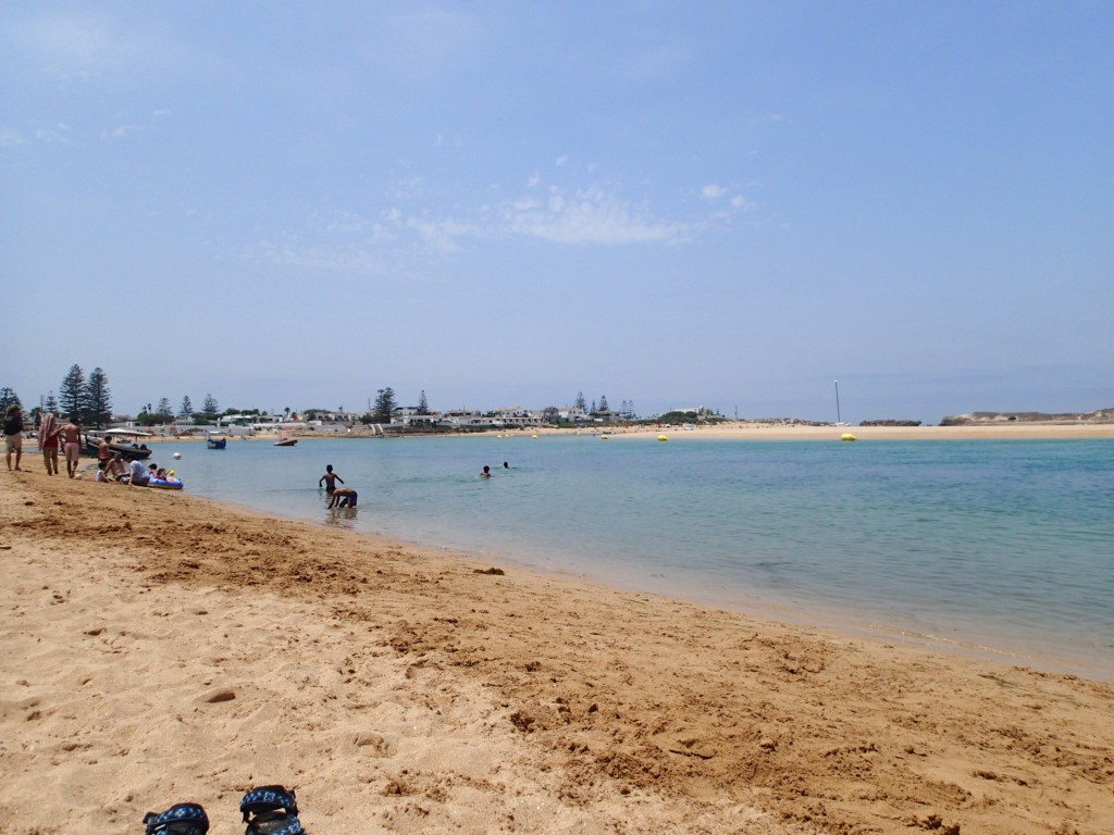 Oualidia beach and lagoon