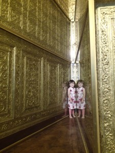 Inside the stupa