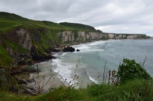 View from the headland - Irelands north coast.