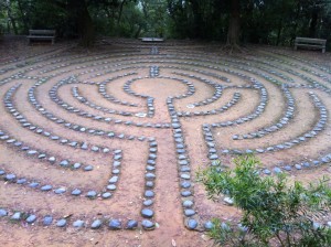 Walking meditation labyrinth