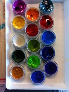 Gorgeous iridescent paints