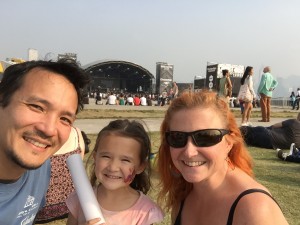 Happy Family at the music fest!